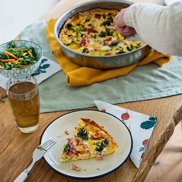 BROKKOLIS-SONKÁS QUICHE